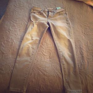 Grey distressed jeans